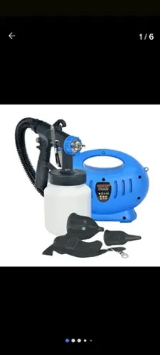 Pistola Pintura Pulverizadora Compressor Tinta Paint Com Bico De Metal