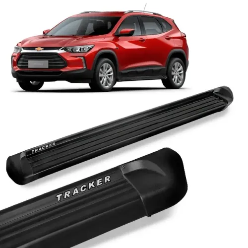 Estribo Chevrolet Tracker 2020/ - Alumínio Preto 