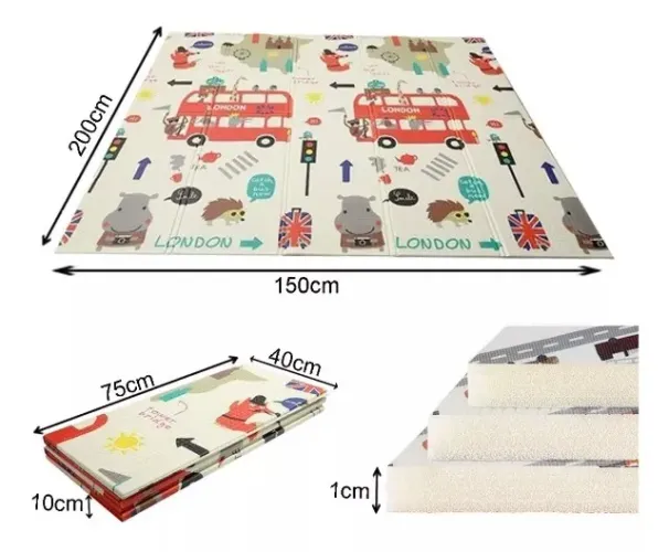 (NOVO) Tapete Infantil Tatame 2,00m x 1,50m