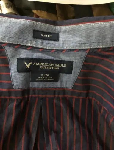 Camisa Listrada American Eagle