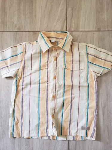 Lote de 7 Camisas Grife p/Menino 