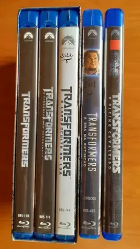 Blu-Ray Transformers - 5 Filmes - Originais 