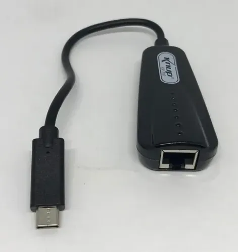 Conversor USB Type-C para Rede Ethernet RJ45 KP-T87 Knup Loja Coimbra Computadores Entrega