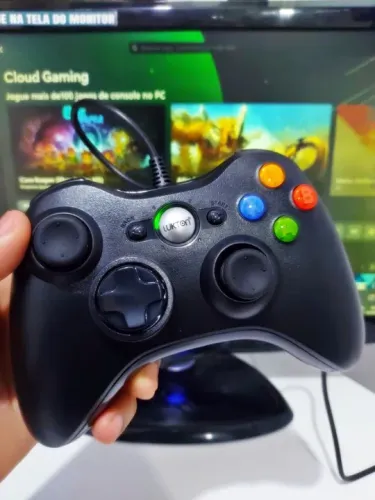 Controle Xbox 360 com Fio USB - Novo