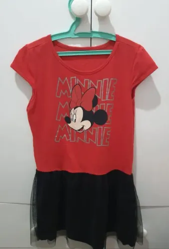 Vestidinho Minnie semi novo tamanho 8, R$30