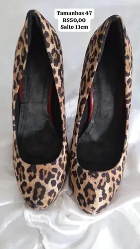 Sapato estilo scarpin a cara da riqueza tamanho 37 