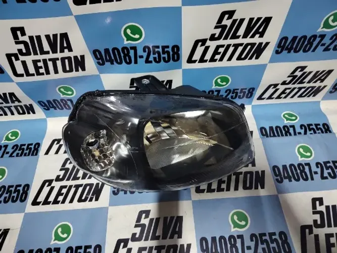 farol direito uno 2011 2012 2013 2014 mascara negra novo importado