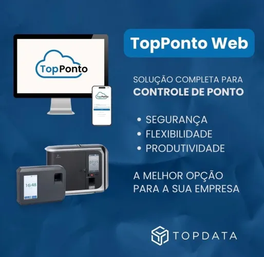 Software de controle de  topponto web Topdata 
