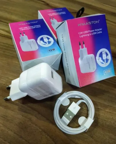 Carregador Turbo USB para iPhone Completo Cabo + Fonte 12w - Entrega Grátis