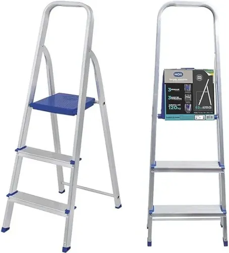 Escada de Alumínio 3 Degraus Mor