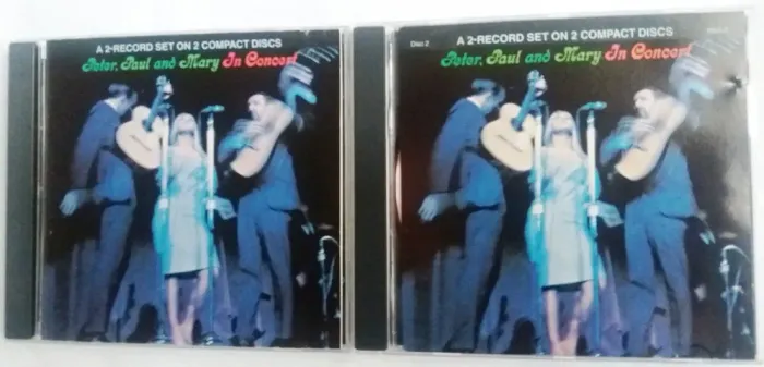 Peter Paul and Mary ( Lote com 3 cds 1 Duplo)