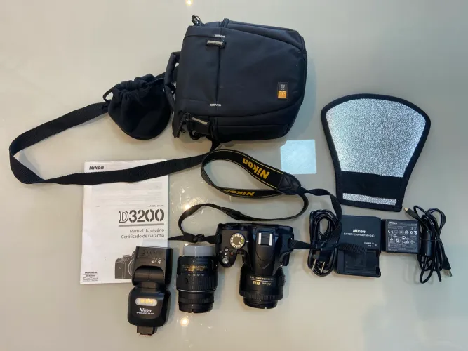 Câmera fotográfica semi profissional NikonD3200