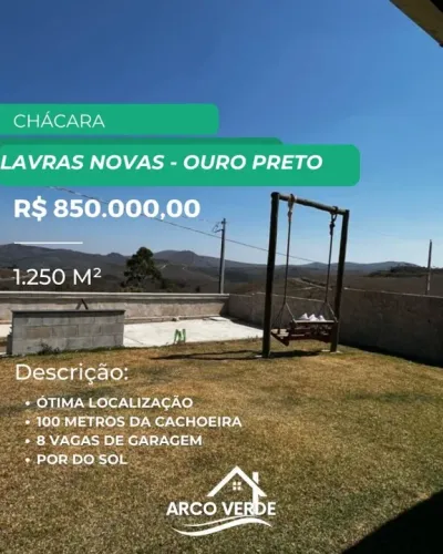 CHÁCARA LAVRAS NOVAS - OURO PRETO