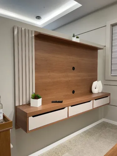 Rack e Painel Para Tv Mdf Artely