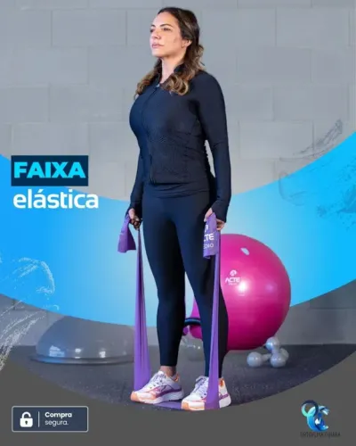 Faixa elástica para exercícios