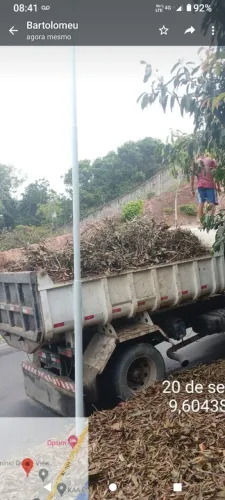 Retiramos entulho