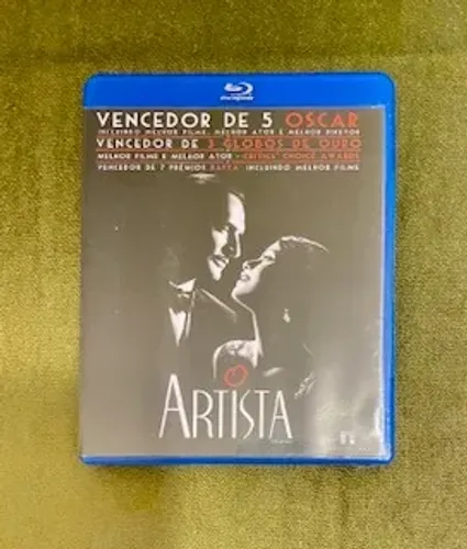 Blu-ray do filme francês: "O Artista" (Direção Michel Hazanavicius - Com Jean Dujardin)