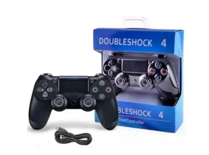 CONTROLE PARA PS4 SEM FIO PRETO