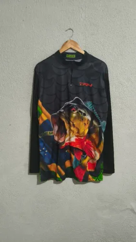 Camisa de pesca GG novas