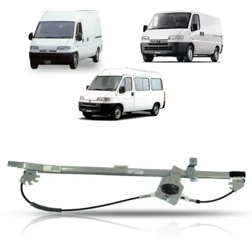 Máquina de Vidro Manual Lado Esquerdo Fiat Ducato Citroen Jumper Peugeot Boxer 1997 98 99 