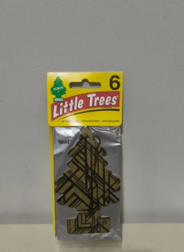Aromatizante Little Trees Gold - Clássico e Duradouro KIT COM 6 Unidades