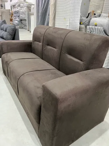 Sofá de 3 Lugares Marrom NOVO PRONTA ENTREGA 
