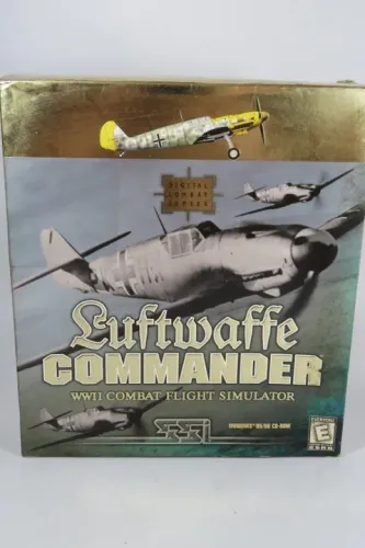 GAME - SIMULADOR DE COMBATE (LUFTWAFFE COMMANDER WII COMBAT FLIGHT SIMULATOR). CD-ROM