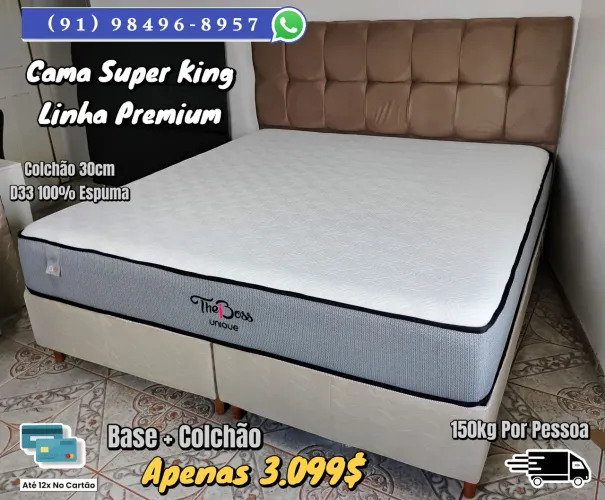 Cama Super King Linha Premium The Boss