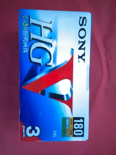 Fitas VHS Sony HG 3 Pack