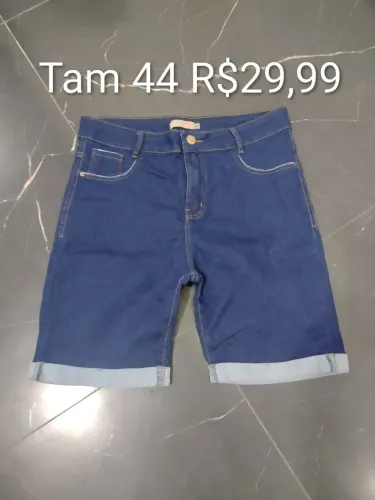 Bermudas femininas Tam e valor nas fotos