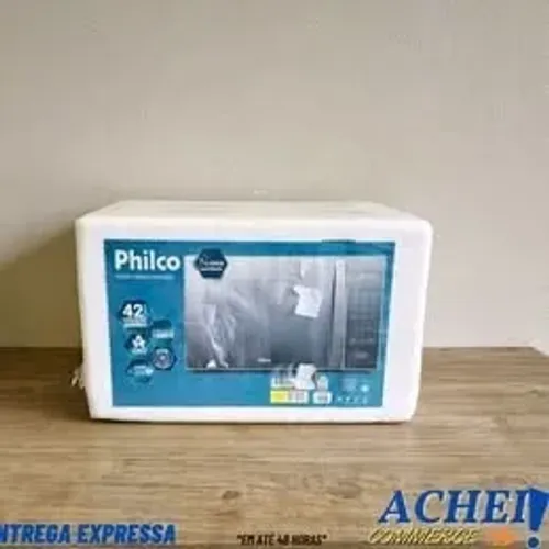 Micro-ondas Philco Jumbo 42L - Espelhado - Novo