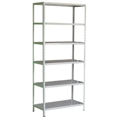 Estante de Aço 6 Bandejas 58cm 1,98×0,92×0,58m Estrutura Reforçada Armazenamento 16041