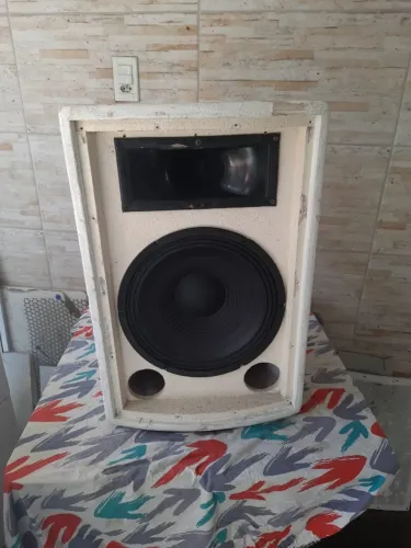 Caixa de Som Leacs c/ Alto-falante 12" Oversound 400 + TI 100 wts rms