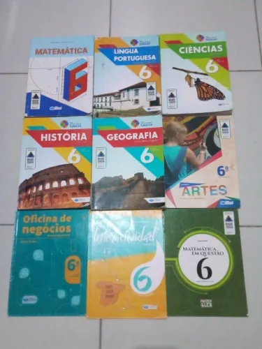 Kit  livros 6º ano Editora Construir.