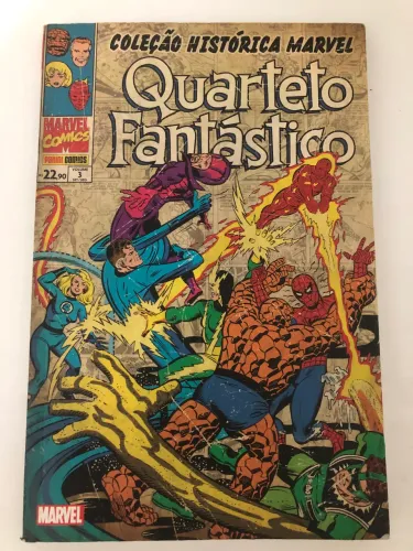 Coleção Histórica Marvel- Quarteto fantástico Vol 3 