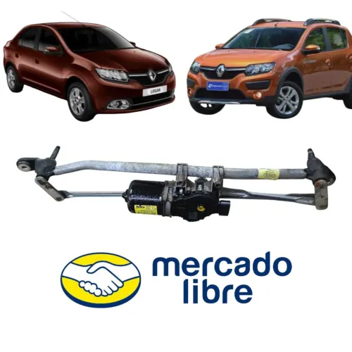 Motor Limpador Parabrisa Renault Logan Sandero 2015 A 2019