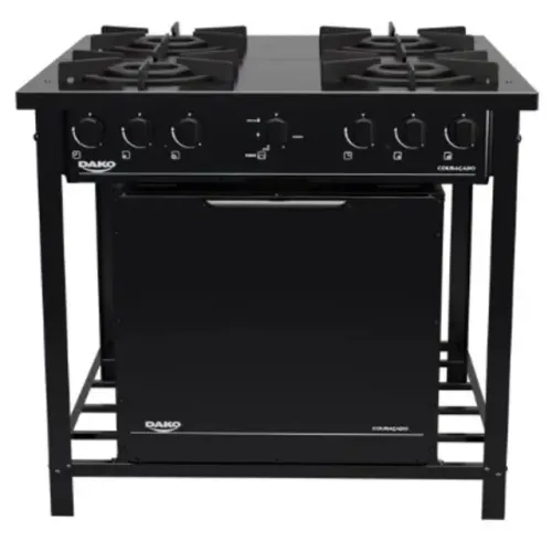 fogão 4bocas industrial com forno