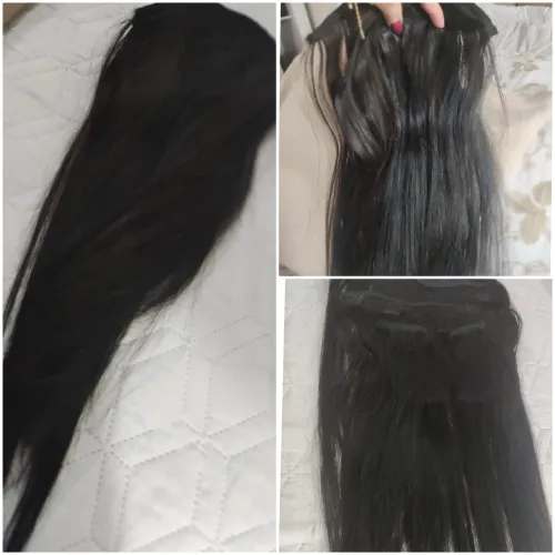 Mega hair natural promoção para vender logo 