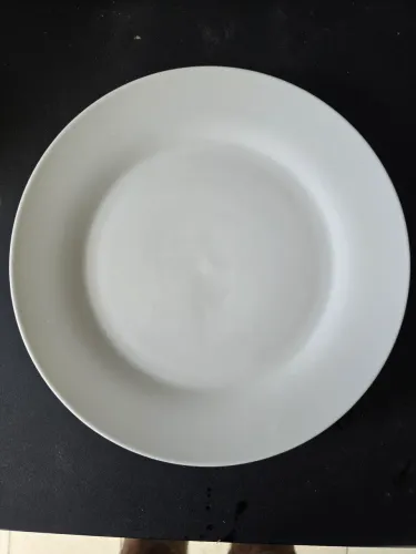 Prato de porcelana branco