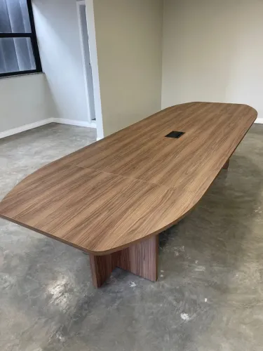 MESA DE REUNIÃO GRANDE 3.50x1.20 OVAL - LOJA IKONMIXOFFICE