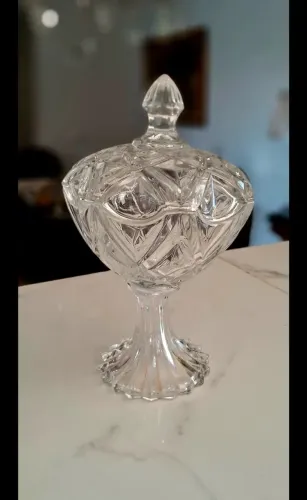 Bombonier Vidro Lapidado 