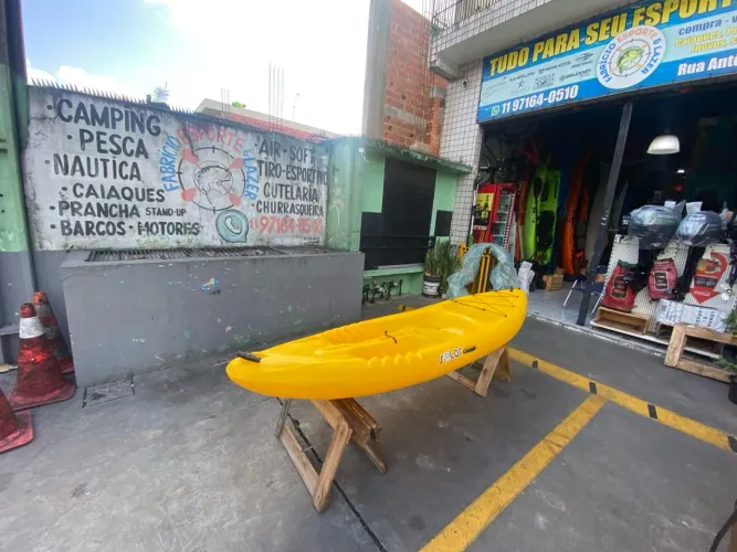 Caiaque para pesca e lazer com muita estabilidade e conforto avalio trocas e parcelo