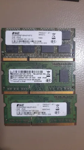 Memória RAM 2GB DDR3 10600S SMART