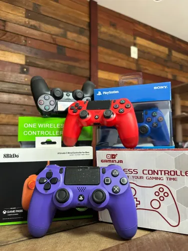 Controle PS4 TV PC tablet celular jogos ENTREGAMOS COM GARANTIA 