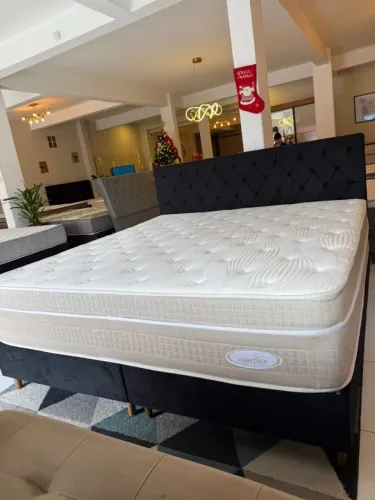 Colchão KING MAXFLEX TOP COM CABECEIRA