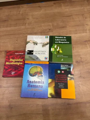 Lote de Livros de medicina e biomedicina BARATO PRA VENDER TUDO JUNTO