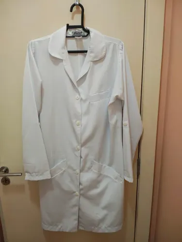 Jaleco branco profissional - tamanho G