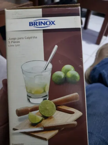 Jogo para Caipirinha Brinox 5 Peças - Linha Lyon