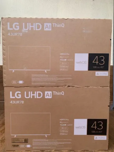 TV LG 43 polegadas 43UR78 UHD AI ThinQ Smart