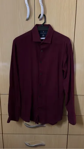 Camisa Vinho Masculina 42